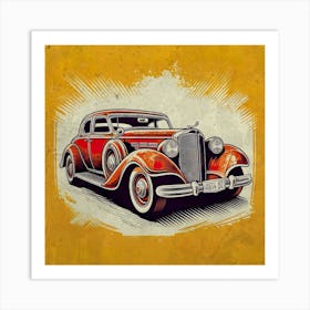 Vintage Car Art Art Print