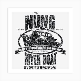 Nung River Boat Cruise Art Print