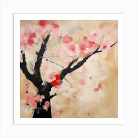 Dadaism Art, Abstract sakura 5 Art Print