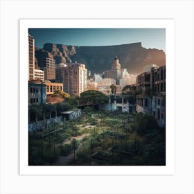 Abandoned Cityscape Art Print