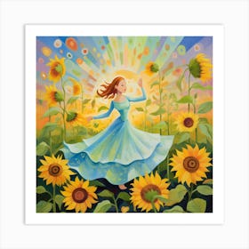 Sunflowers 1 Art Print