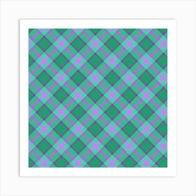 Plaid Pattern 45 Art Print