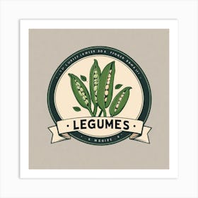 Legumes As A Logo (49) Art Print