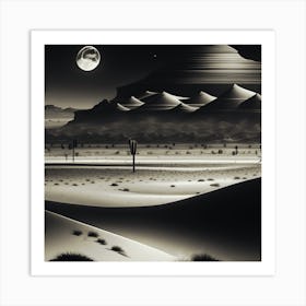 Desert Landscape 1 Art Print