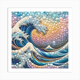 Sea waves Art Print