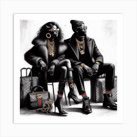 Gucci Couple 5 Art Print