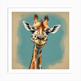 Giraffe 118 Art Print