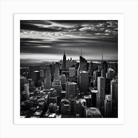 New York City Skyline 24 Art Print