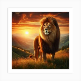 Lion 🔥 Art Print