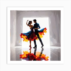 Dancers 1 Art Print