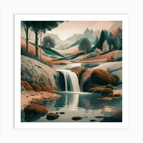 Waterfall Art Print