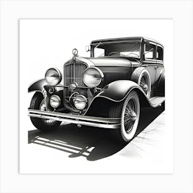 Vintage Car Art Print