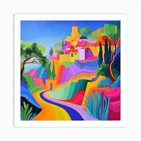Abstract Travel Collection Guatemala 1 Art Print