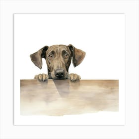 Weimaraner 1 Art Print