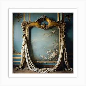 Portrait Of An Ornate Mirror Art Print