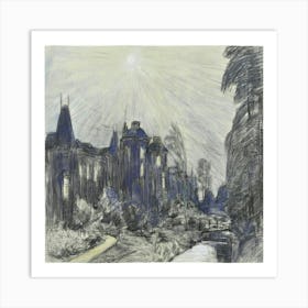 View Of A Castle 4 Art Print