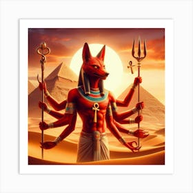 Ancient Egyptian God Seth Art Print