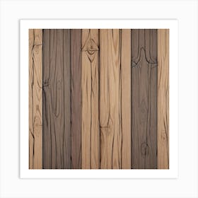 Wood Planks Background 1 Art Print