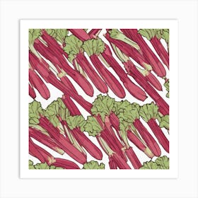 Rhubarb 130 Art Print