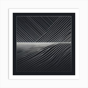 Line In The Sand Art Print