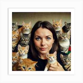 Default Childless Cat Lady 2 Art Print