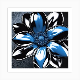 Blue Flower Art Print