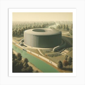 Futurist Building 3 Art Print