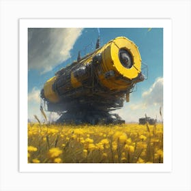 Spaceship 2 Art Print