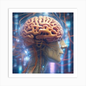 Human Brain 40 Art Print