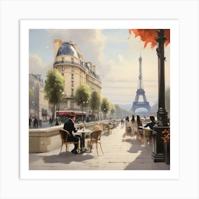 Paris Eiffel Tower Art Print