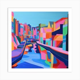 Abstract Travel Collection Amsterdam Netherlands 1 Art Print