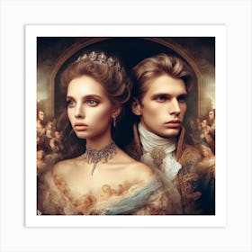 Royal Couple Art Print