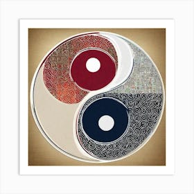 Yin Yang Art Print