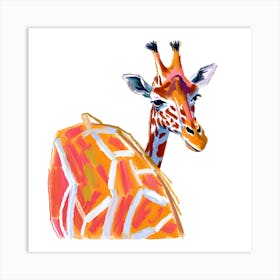 Reticulated Giraffe 01 Art Print