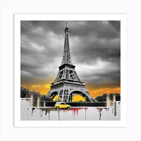 Paris Eiffel Tower 126 Art Print