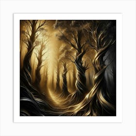 Dark Forest 28 Art Print