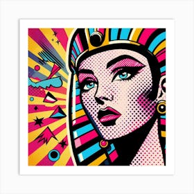 Pop Egyptian Nada Horizon Art Print