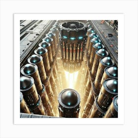 Long Range Missile Silos Olympus Dreadnought Art Print