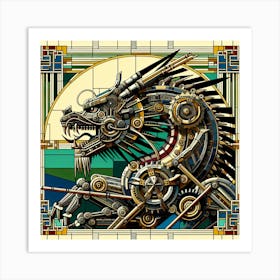 There be Dragons Art Print