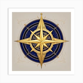 Compass 1 Art Print