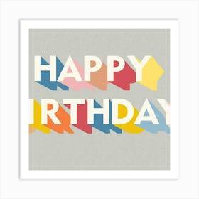 Happy Birthday Art Print