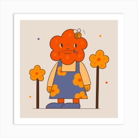 Sad Flower Art Print