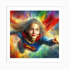 Supergirl 7 Art Print