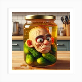 Pickled Man Art Print