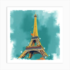 Eiffel Tower 7 Art Print