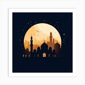 Ramadan Background 1 Art Print