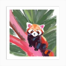 Red Panda 02 Art Print