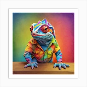 Chameleon 14 Art Print