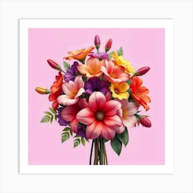 Bouquet Of Flowers Art Print