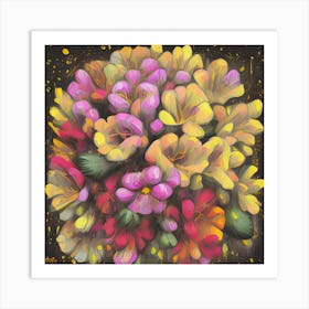 Alstroemeria Flowers 22 Art Print